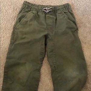 Army Green Joggers.  Size 8